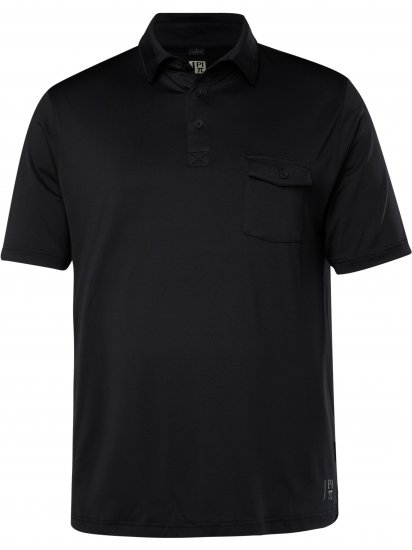 JP1880 Jay-Pi Flexnamic QuickDry Piqué Golf Polo Shirt Black - Sport & outdoor - Vêtements de sport grande taille 