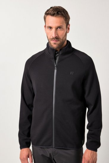 JAY-PI FLEXNAMIC® Golf Sweat Jacket with Zipper Black - Sport & outdoor - Vêtements de sport grande taille 