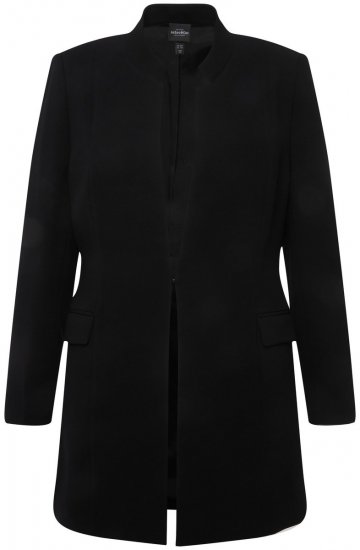 Ulla Popken 823318 Blazer à col montant Noir - Blazers - Blazers grande taille pour femme