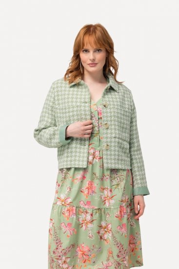 Ulla Popken 823536 Veste Blanc - Vestes - Vestes femme grande taille