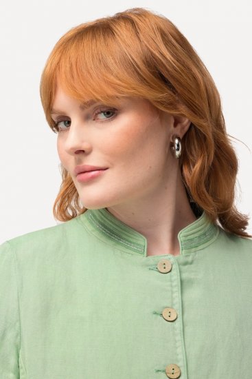 Ulla Popken 823539 Veste Vert olive - Vestes - Vestes femme grande taille