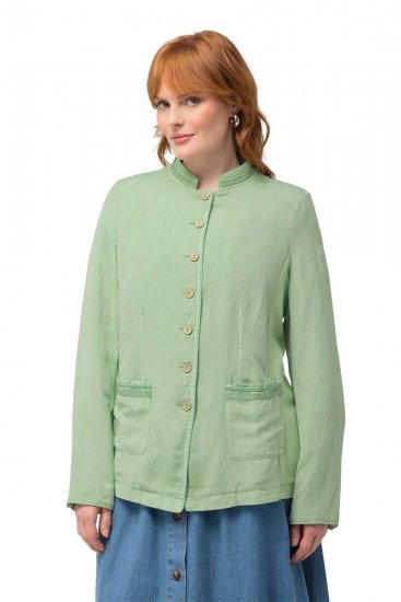 Ulla Popken 823539 Veste Vert olive - Vestes - Vestes femme grande taille