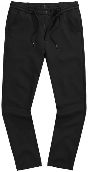 JP1880 New York Flexnamic Pantalon en jersey à taille élastique Noir - Costumes - Costumes grandes tailles 