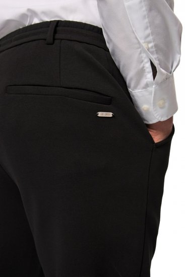 JP1880 New York Flexnamic Pantalon en jersey à taille élastique Noir - Costumes - Costumes grandes tailles 