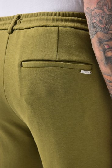 JP1880 New York Flexnamic Pantalon en jersey à taille élastique Vert - Costumes - Costumes grandes tailles 
