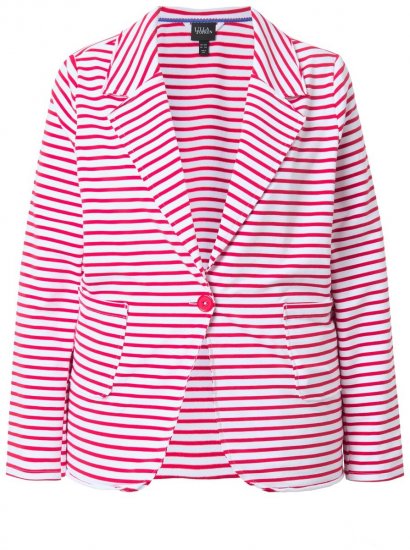 Ulla Popken 824355 Blazer en jersey Corail - Blazers - Blazers grande taille pour femme