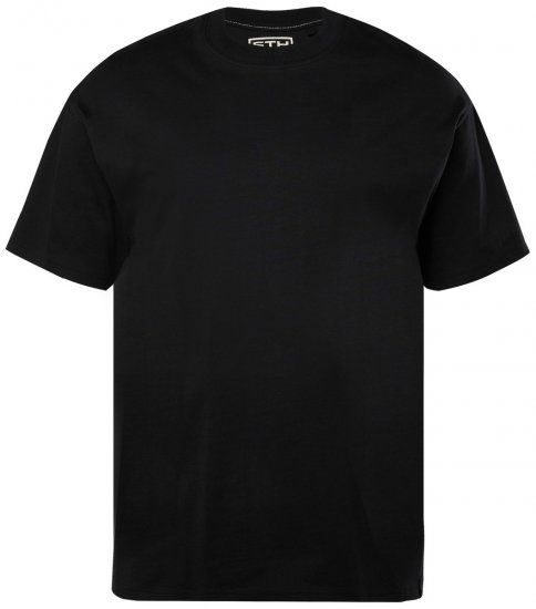 STHUGE 824720 T-shirt oversize Noir - T-shirts - T-shirts Homme Grande Taille