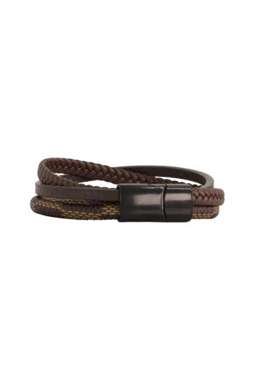 JP1880 824904 Bracelet extra-long Brun acajou - Bijoux - 