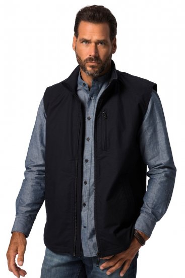 JP1880 825144 Gilet stretch Bleu marine - Vestes - Vestes Homme Grandes Tailles