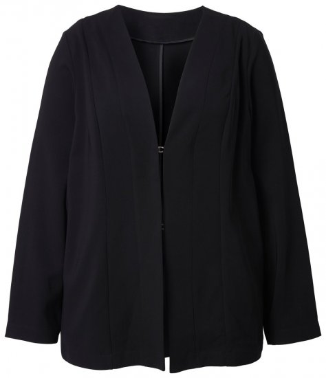Ulla Popken 825828 Veste Noir - Vestes - Vestes femme grande taille