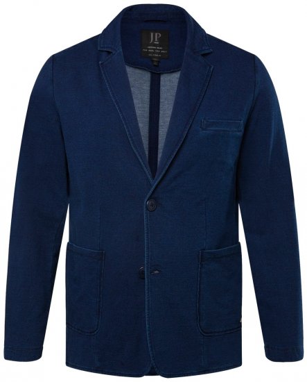 JP1880 826175 Blazer en molleton look vintage Bleu marine - Costumes - Costumes grandes tailles 