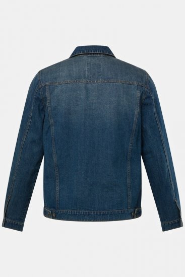 JP1880 826234 Veste en jean à poches poitrine Bleu indigo - Vestes - Vestes Homme Grandes Tailles