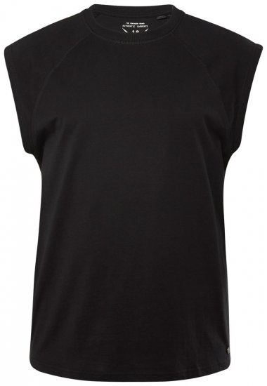 JP1880 826660 Débardeur à épaules tombantes Noir - T-shirts - T-shirts Homme Grande Taille