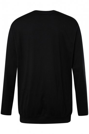 JP1880 827128 T-shirt à manches longues coupe ventre Noir - T-shirts - T-shirts Homme Grande Taille
