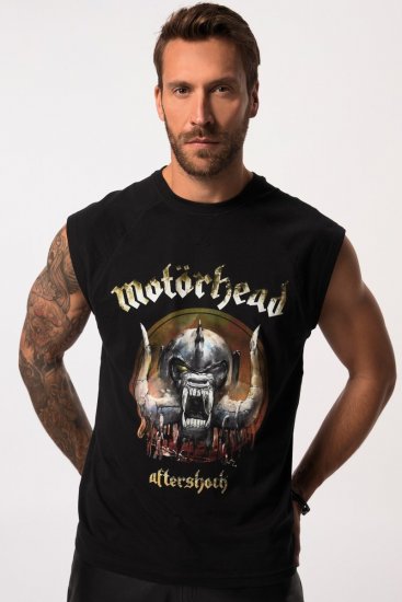 JP1880 Ozzy Motörhead Graphic Band T-Shirt Black - T-shirts - T-shirts Homme Grande Taille
