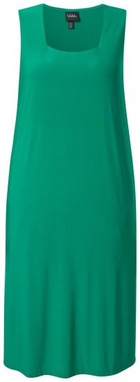 Ulla Popken 827908 Robe en jersey sans manches Vert - Robes en jersey - 