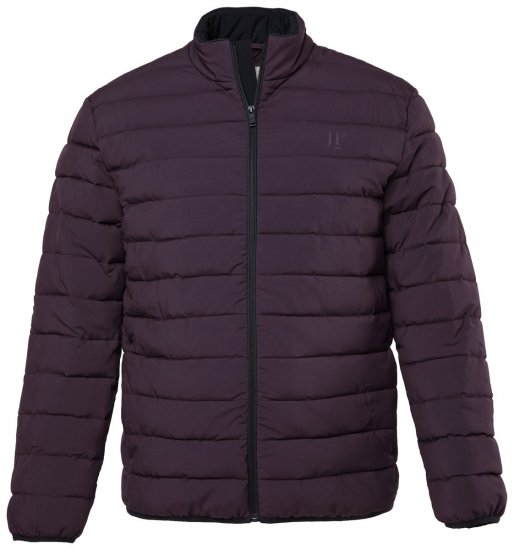 JP1880 828991 Veste matelassée à col montant Prune - Vestes - Vestes Homme Grandes Tailles