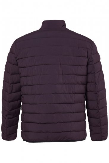 JP1880 828991 Veste matelassée à col montant Prune - Vestes - Vestes Homme Grandes Tailles