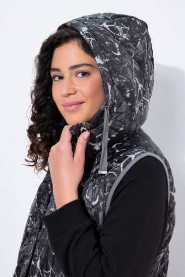 Ulla Popken 829120 Gilet résistant aux intempéries Anthracite - Gilets sans manches - 