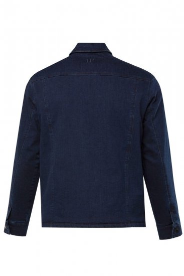 JP1880 829251 Veste en jean à doublure teddy Bleu foncé - Vestes - Vestes Homme Grandes Tailles