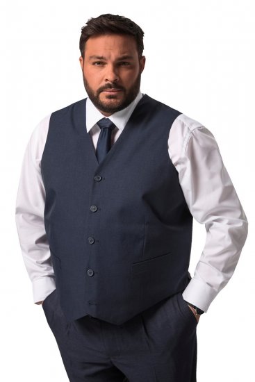 Men+ 665 Sevilla Gilet de costume Bleu marine - Costumes - Costumes grandes tailles 