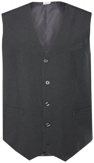Men+ 668 Madrid Gilet de costume Anthracite - Costumes - Costumes grandes tailles 