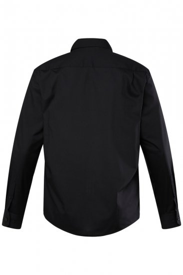 Men+ 753 Chemise business manches longues à col classique Noir - Chemises - Chemises Grandes Tailles Hommes