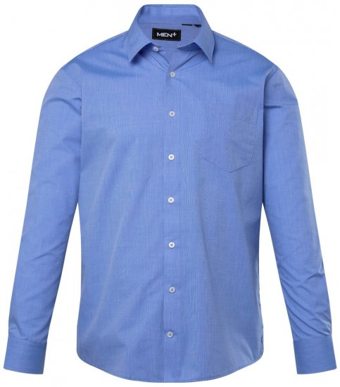 Men+ 753 Chemise business manches longues à col classique Bleu clair - Chemises - Chemises Grandes Tailles Hommes