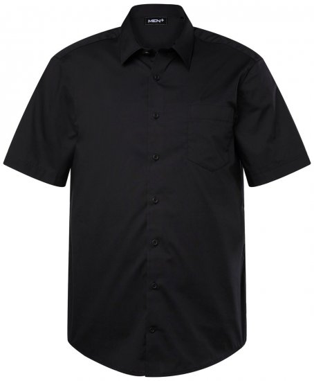 Men+ 756 Chemise business manches courtes à col classique Noir - Chemises - Chemises Grandes Tailles Hommes