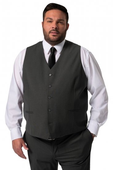 Men+ 472 Barcelona Gilet de costume Anthracite - Costumes - Costumes grandes tailles 