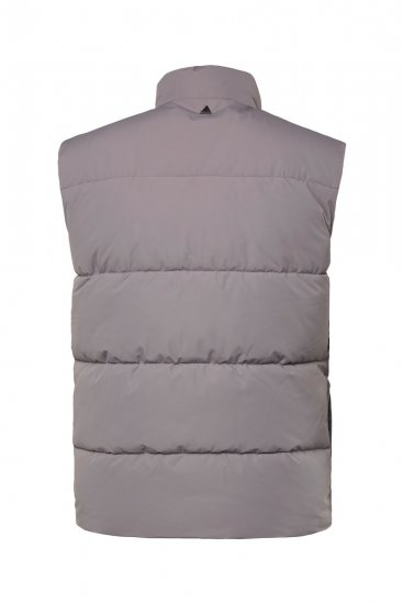 JP1880 831639 Gilet matelassé en polyester recyclé Gris foncé - Vestes - Vestes Homme Grandes Tailles