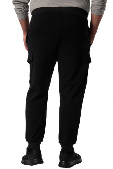Men+ 113 Pantalon de jogging à poches cargo Noir - Pantalons/shorts de survêtement - Survêtement/jogging grandes tailles