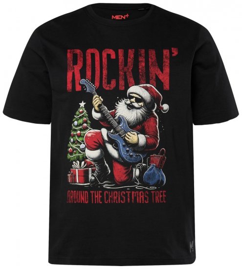 Men+ 180 T-shirt Rockin' Noir - T-shirts - T-shirts Homme Grande Taille