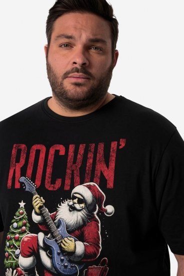 Men+ 180 T-shirt Rockin' Noir - T-shirts - T-shirts Homme Grande Taille