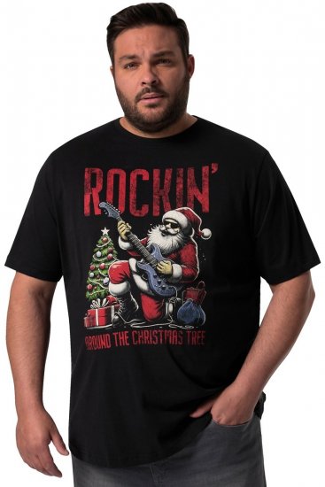 Men+ 180 T-shirt Rockin' Noir - T-shirts - T-shirts Homme Grande Taille