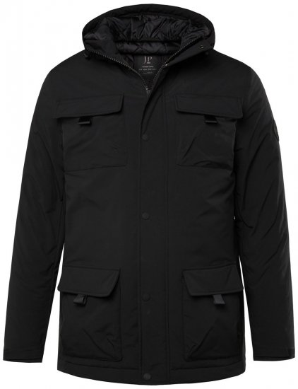 JP1880 832202 Veste de terrain à capuche Noir TALL - TALL vestes - Vestes TALL pour hommes grands