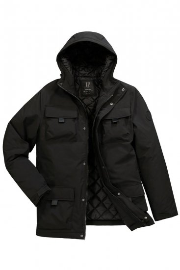 JP1880 832202 Veste de terrain à capuche Noir TALL - TALL vestes - Vestes TALL pour hommes grands