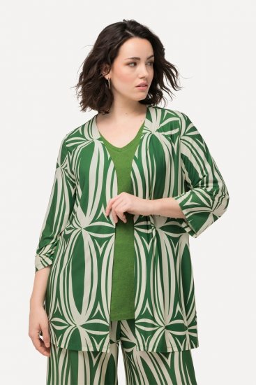 Ulla Popken 832884 Veste Vert - Vestes - Vestes femme grande taille