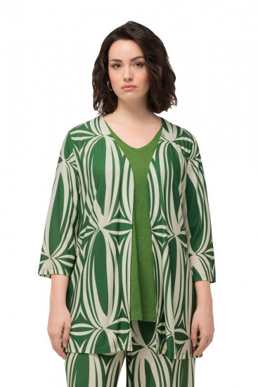 Ulla Popken 832884 Veste Vert - Vestes - Vestes femme grande taille