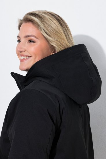 Ulla Popken 833341 Veste technique Noir - Vestes - Vestes femme grande taille