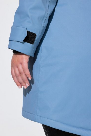 Ulla Popken 833341 Veste technique Bleu gris - Vestes - Vestes femme grande taille