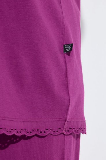 Ulla Popken 833660 Pyjama Violet - Pyjamas/vêtements de détente - 
