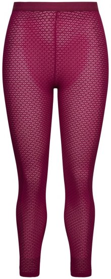 Ulla Popken 833718 Legging collant en dentelle Rouge baie - Collants & chaussettes - 
