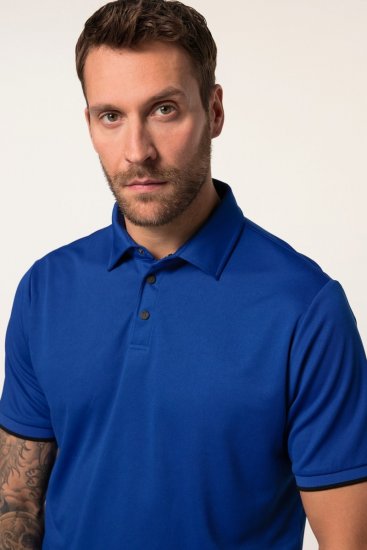 JP1880 Jay-Pi QuickDry Golf Polo Shirt Titanium Blue - Sport & outdoor - Vêtements de sport grande taille 