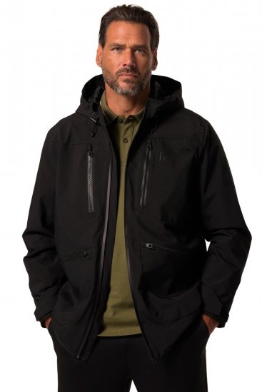 Jay-Pi 834145 Imperméable veste fonctionnelle Noir - Sport & outdoor - Vêtements de sport grande taille 