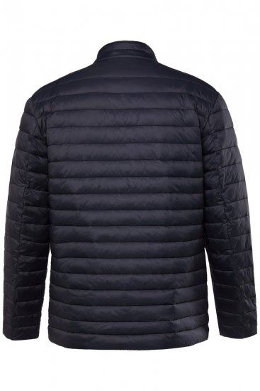 Boston Park 416 Veste matelassée à col montant Bleu marine - Vestes - Vestes Homme Grandes Tailles