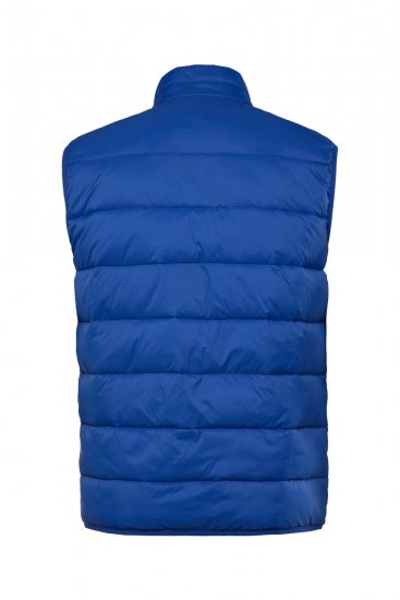 Boston Park 460 Gilet matelassé à col montant Bleu - Vestes - Vestes Homme Grandes Tailles