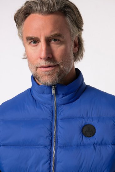 Boston Park 460 Gilet matelassé à col montant Bleu - Vestes - Vestes Homme Grandes Tailles