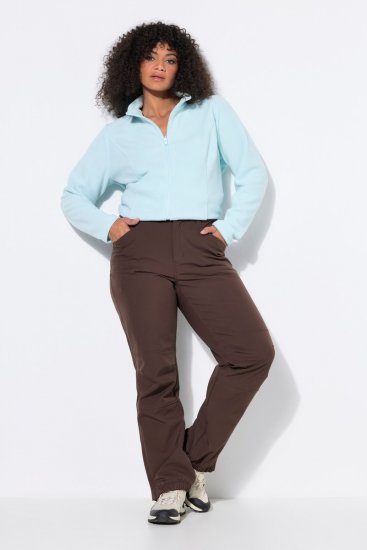 Ulla Popken 834662 Pantalon softshell doublé polaire Taupe - Vêtements d'extérieur - 