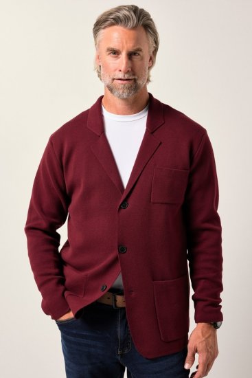 Boston Park 747 Flexlastic Blazer tricoté Aubergine - Costumes - Costumes grandes tailles 